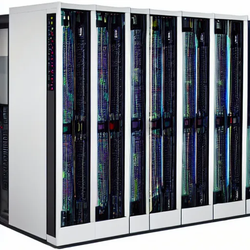 Prompt: photo of supercomputer 1724