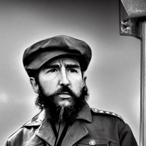 Prompt: liam neesson as fidel castro, 5 0 mm photograph, photorealistic