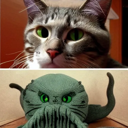 Image similar to Cat Cthulhu