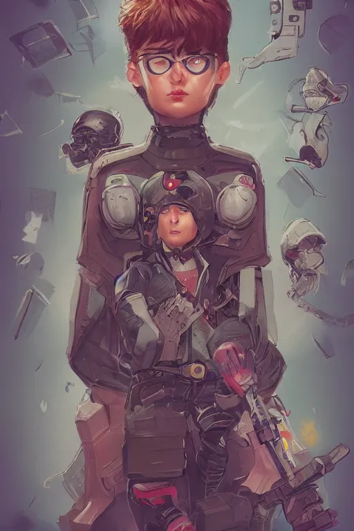 Image similar to Zine Cover, ArtStation