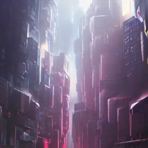 Image similar to neo tokyo evangelion dystopian future, matte painting, art station, high resolution