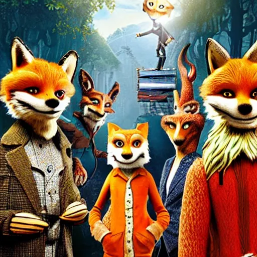 Prompt: fantastic mr fox gets a pay raise