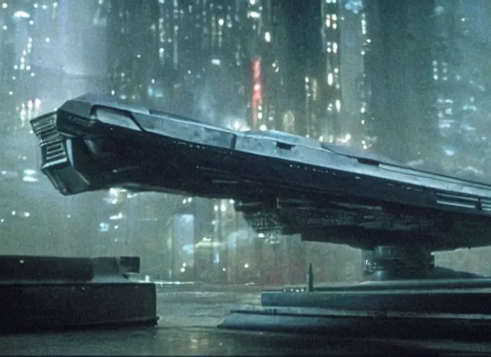 Image similar to vehicle from the 100 science fiction film Blade Runner