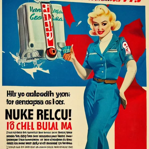 Image similar to Advert for Nuka Cola