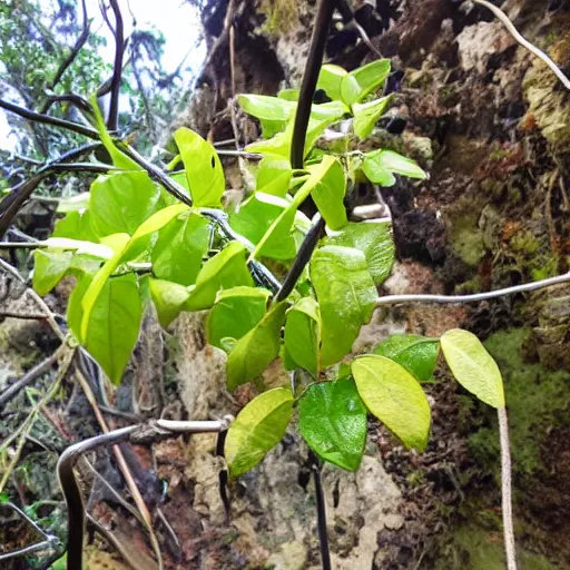 Image similar to a flowering rata vine