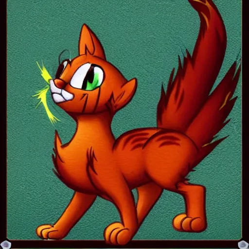 Image similar to firerstar from warrior cats