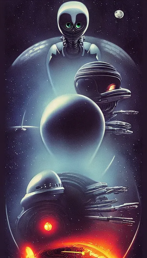 Image similar to exquisite alien poster art by lucasfilm, 8 k, denoised