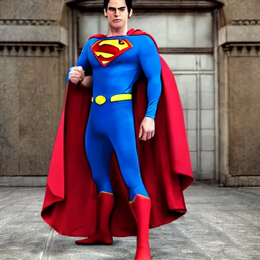 Prompt: superman in real life, photograph, realistic, detailed