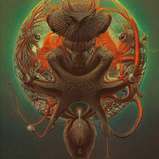 Prompt: detailed illustration of a pokemon in 1 8 8 0 johnson's household book of nature by ernst haeckel, alexander marshal, zdzisław beksinski, matte artwork, artstation