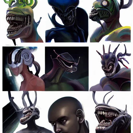 Image similar to face icon stylized minimalist xenomorphs, loftis, cory behance hd by jesper ejsing, by rhads, makoto shinkai and lois van baarle, ilya kuvshinov, rossdraws global illumination