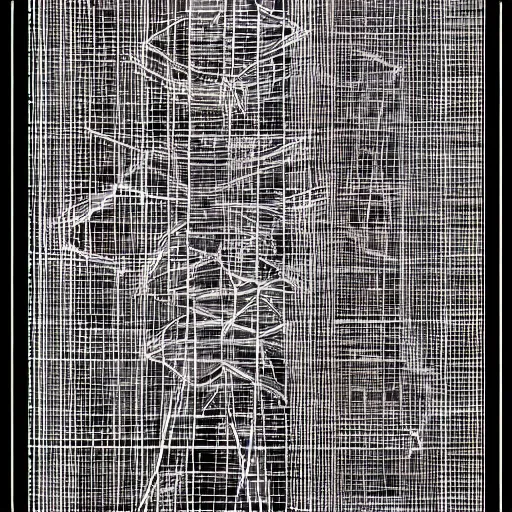 Image similar to wireframe art from the 8 0 s