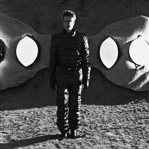 Image similar to kramer in david lynch's dune, movie still