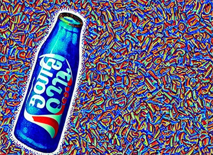 Image similar to pepsi howitzer, deepdream