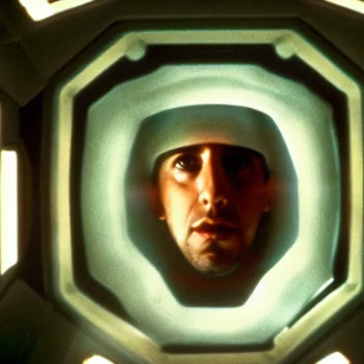 Prompt: adam sandler in 2 0 0 1 : a space odyssey, 4 k hd film still