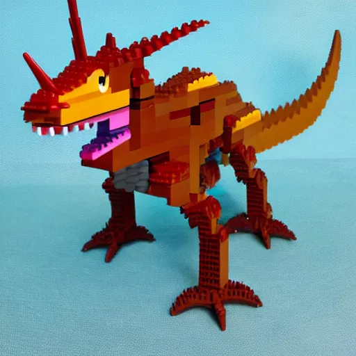 Image similar to Legoreaver dino