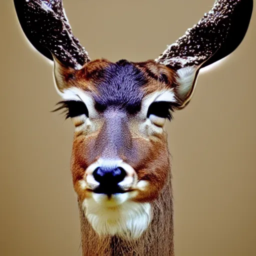 Image similar to annoyed deer who has just read something annoying