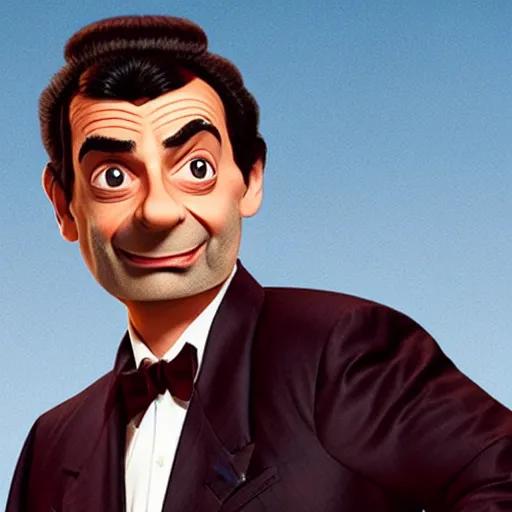 Prompt: Reboot of Seinfeld starring Mr. Bean as Kramer