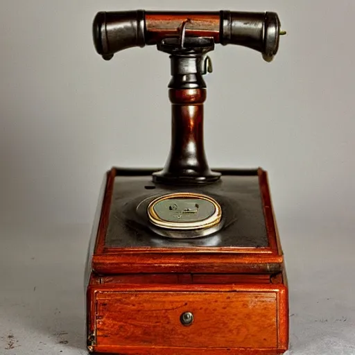 Image similar to a phone in the 1800s