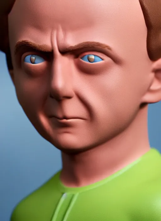 Image similar to young and happy morty from rick and morty closeup photograph dslr photorealistic, studio lighting, ektachrome, detailed, intricate, face detail