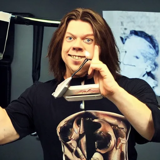 Image similar to arin hanson doing what he does best