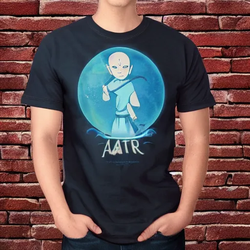 Image similar to avatar the last airbender cool t - shirt design