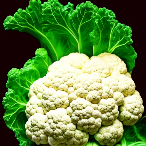 Image similar to cauliflower in incredible detail