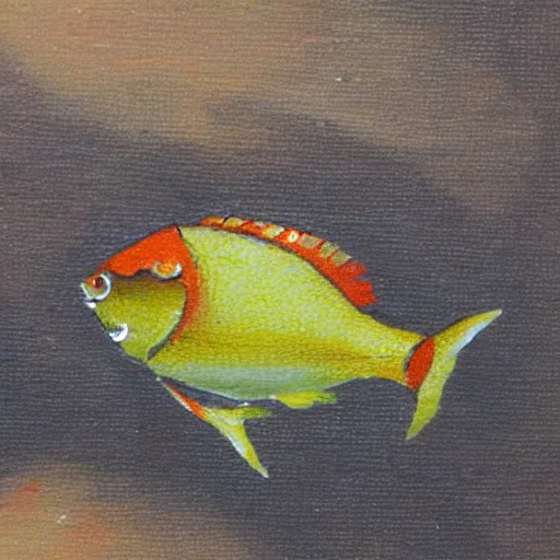 Image similar to fish miniature painting