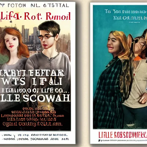 Prompt: young adult fiction by normal rockwell, life is too short to not care