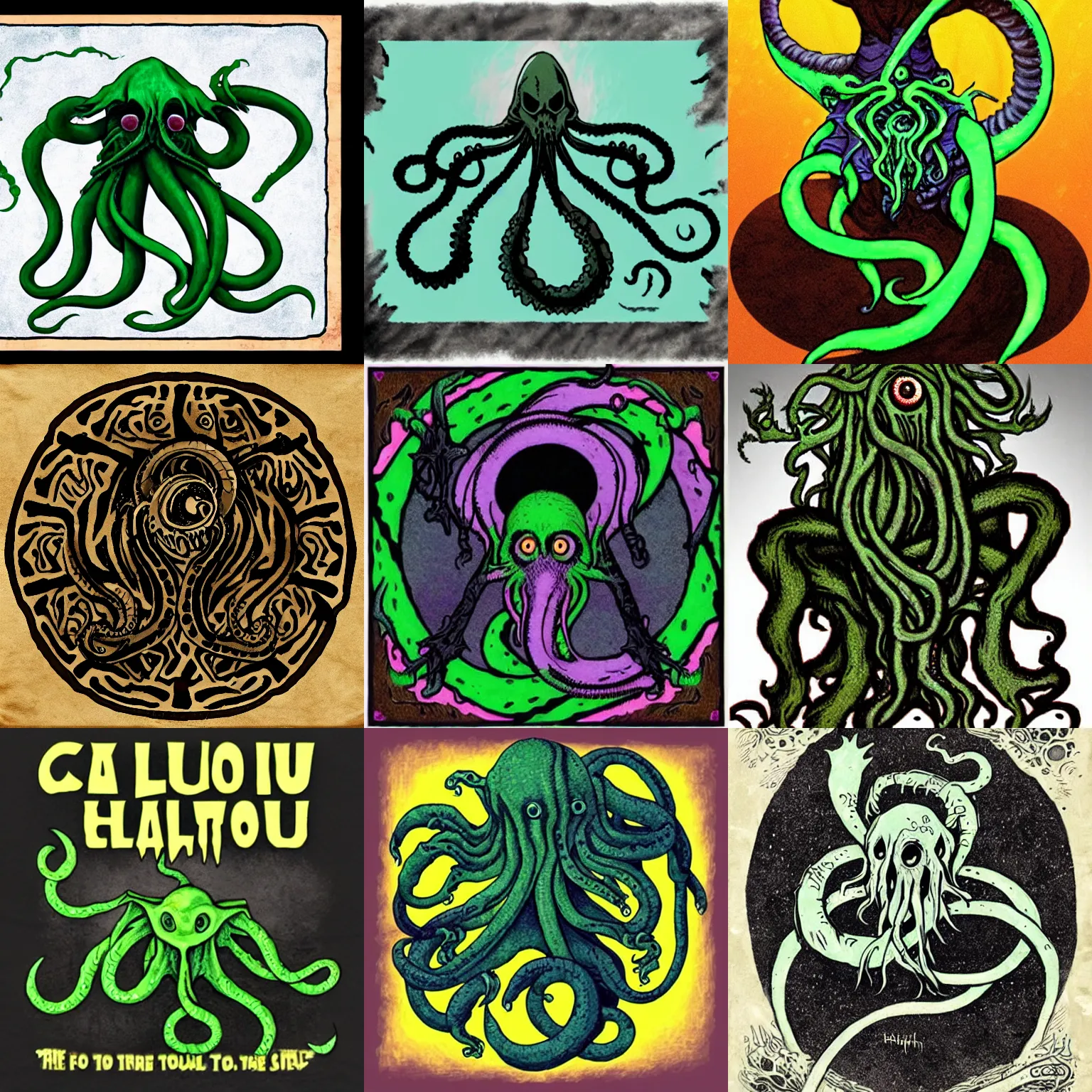 Prompt: cthulu