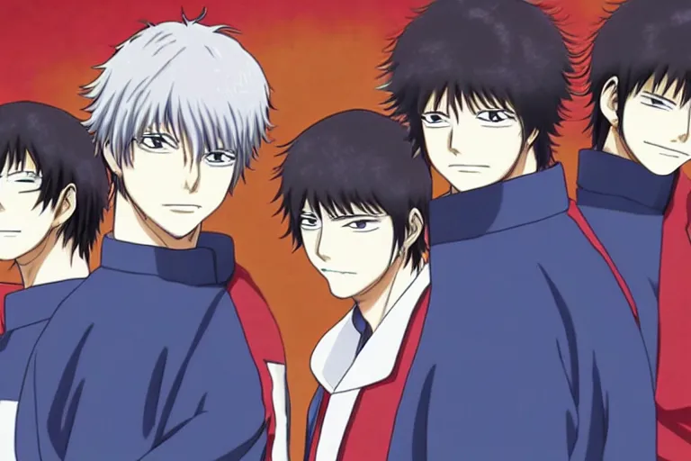 Image similar to Two anime handsome boys,Gintama