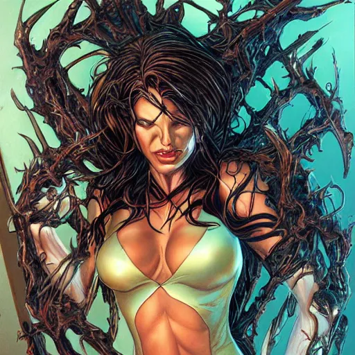 Prompt: witchblade by michael turner