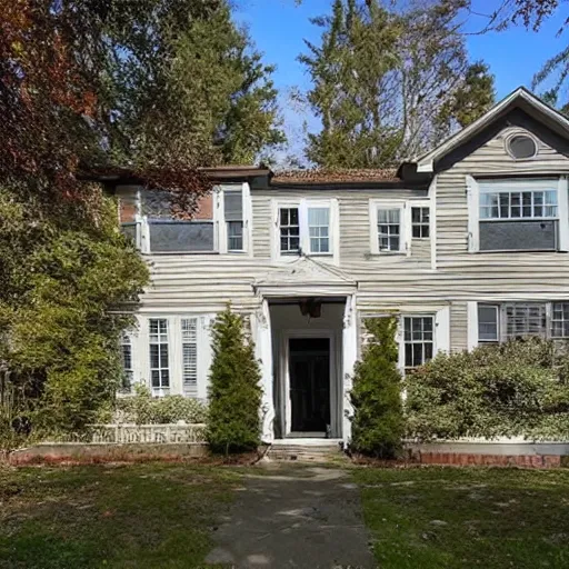 Prompt: Haunted House Real Estate Photos from Zillow