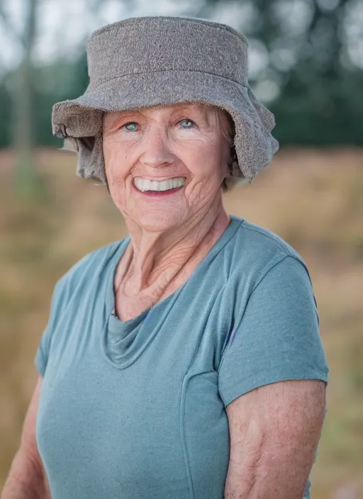 Image similar to portrait photo still of real life cartmans mom, 8 k, 8 5 mm, f. 1 4