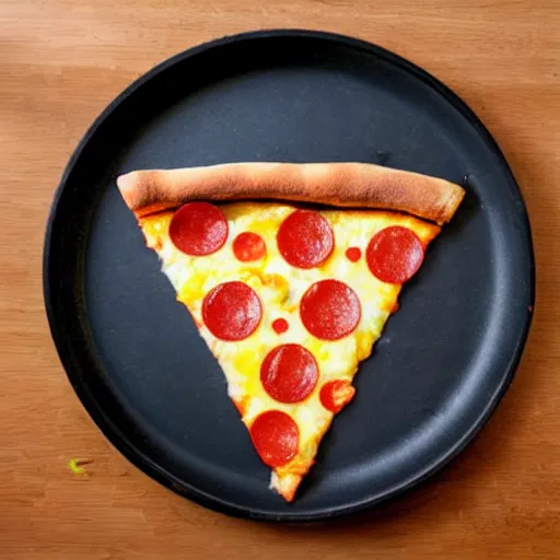 Image similar to a pizza as a portal to another dimension