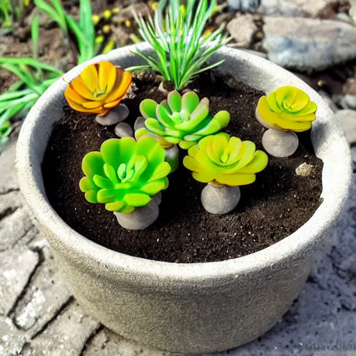 Image similar to a rare Lithops in a pot