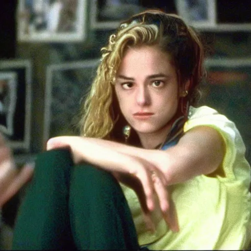 Image similar to a film still of jolyne in ''10 Things I Hate About You''(1999)