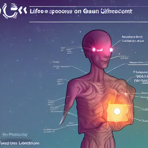 Image similar to A lifeform made of gas, discovered in another dimension, accurate depiction