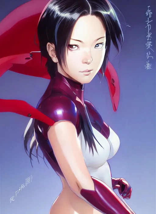 Image similar to portrait Anime as Flash girl cute-fine-face, pretty face, realistic shaded Perfect face, fine details. Anime. realistic shaded lighting by katsuhiro otomo ghost-in-the-shell, magali villeneuve, artgerm, rutkowski, WLOP Jeremy Lipkin and Giuseppe Dangelico Pino and Michael Garmash and Rob Rey