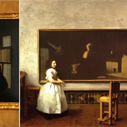 Prompt: a realistic matte painting, of a fritter from puerto rico, dynamic lighting, high detail, photo realistic, by johannes vermeer, by eugene delacroix, by edgar degas, by francisco oller, by francisco goya