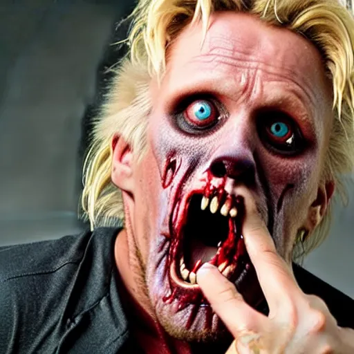 Image similar to zombie gary busey