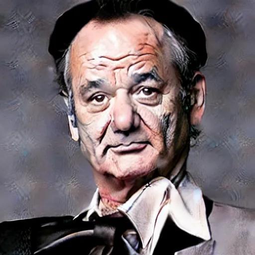 Prompt: bill murray as a blues brother
