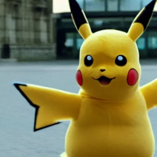 Image similar to photo of a pikachu with the face of emma watson