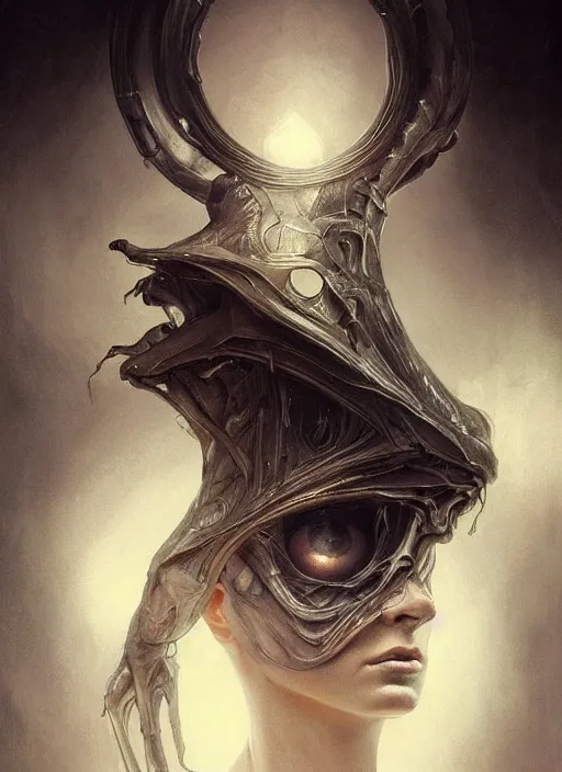 Image similar to biological eye, physically accurate, moody dynamic lighting, very very intricate, very very elegant, highly detailed, digital painting, artstation, HR GIGER, Hieronymus Bosch, Francis Bacon, concept art, smooth, very beautiful, sharp focus, illustration, art by artgerm and greg rutkowski and alphonse mucha