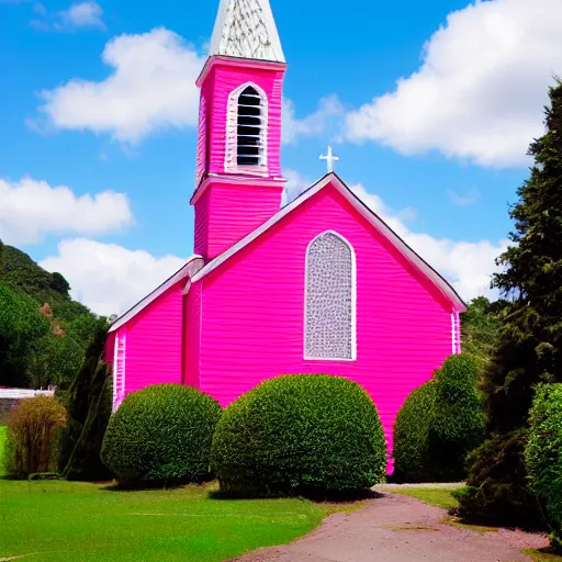 Image similar to pink church