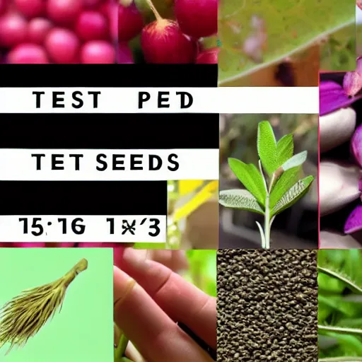 Prompt: testing seeds