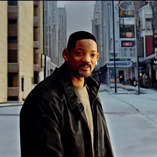 Prompt: A still of Will Smith as Niko Bellic (2008), photo, 35mm, sharpen filter