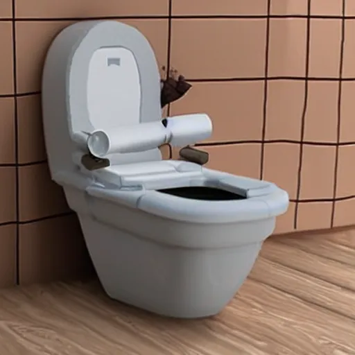 Image similar to gaming chair as a toilet realistic