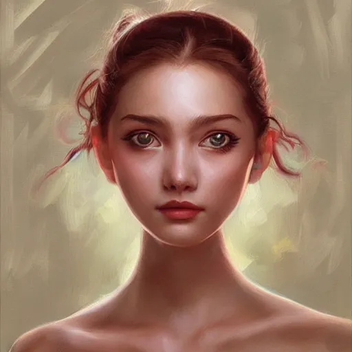 Image similar to a beautiful painting representative of the art style of artgerm and wlop and wes anderson