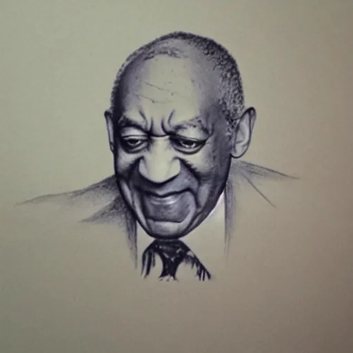 Image similar to bad pencil drawing of bill cosby