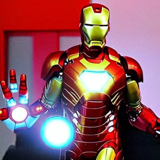 Image similar to joe biden as iron man, award winning photograph